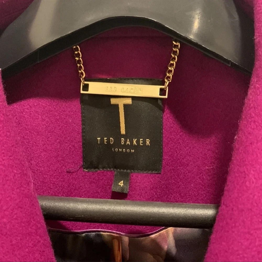 Ted baker wrap coat size 4 - Picture 10 of 13